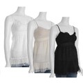 Edge Women's Spaghetti Strap Empire Waist Top