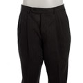 Palm Beach Men's Charcoal Multi-striped Wool Slacks