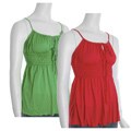 E.N.V. Draw String Boat Neck Empire Waist Top