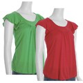 E.N.V. Women's Flair Short-sleeve Scoop-neck Top