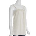 Magenta Women's Spaghetti Strap Chiffon Top
