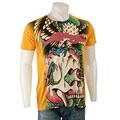 Ed Hardy Men's Yellow Short-sleeve T-shirt