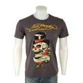 Ed Hardy Men's Charcoal Print T-shirt