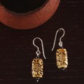 Carved Long Tube Earrings (USA)