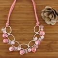 Suede Rose Quartz Nature's Blush Necklace (USA)