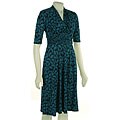 Evan Picone Women's Shell Print Matte Jersey Dress