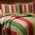 Holiday Stripe Quilt Set