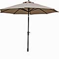 Premium Aluminum Woven Natural 9-foot Foot Umbrella