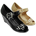 Misbehave by Adi Peep Toe Wedge Heels