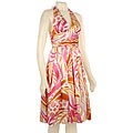 Adrianna Papell Women's Charmeuse Halter Dress