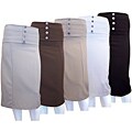 Mix Studio's Wall St. Mock Button Front Skirt
