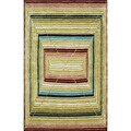 Multi Matrix Contemporary Rug (2' x 7'6)