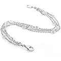 18k White Gold 1ct TDW Round Diamond Bracelet (H-I, SI)