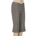 Be Cool Women's Glen Plaid Capri Pants