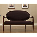Deep Purple Oval Back Settee