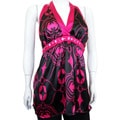 Vanity Women's Gemstone Accent Printed Top