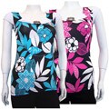 Gidani Women's Printed Top With Chest Accent