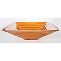 Forgee Clear Coral Square Glass Vessel Sink