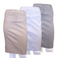 Fashion Exil Women's Stretch Mid-length Skirt