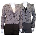 Seven Stars Women's Embroidered Blazer