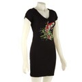 Ed Hardy Women's Rhinestone Black Dress