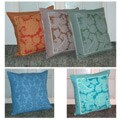 Set of 2 Paisley Throw Pillows (India)