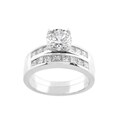 14k Gold 2 3/8ct TDW Certified Diamond Bridal Rings Set