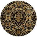 Hand-tufted Shillong Hand-spun Wool Rug (6' Round)