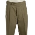 Palm Beach Men's Khaki Solid Wool Trousers