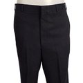 Palm Beach Men's Navy Plain Front Polyester Slacks