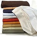 Millerighe Striped Egyptian Cotton Sateen Sheet Set (Queen) made in Italy