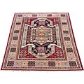Indo Kazak Red/ Grey Rug (8' x 10')