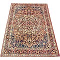 Persian Bakhtiari Ivory/ Red Rug (6'8 x 10'7)