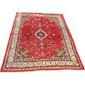 Persian Sarouk Mahal Red/ Ivory Rug (9'7 x 13')