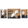 White Blossom by Nolan Winkler 3-piece Canvas Set
