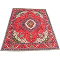 Persian Tabriz Red Rug (9'9 x 12'8)