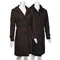 Larry Levine Hooded Women's Walker Coat
