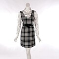 Mlle Gabrielle Women's Black and White Jumper Dress