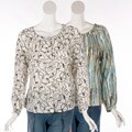 Ninety Women's Modern Print Missy Blouse
