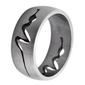 Stainless Steel Snake Cutout Ring