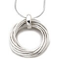 Sterling Silver Rolo Pendant with Chain