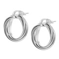 Sterling Silver Rolo Earrings