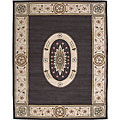 Hand-tufted Lavender Wool Rug (4'9 x 7'6)