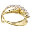 14k Yellow Gold 1/3ct TDW Diamond Ring (H-I, I1-I2)