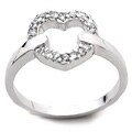 Sterling Silver CZ Heart Ring