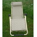Phat Tommy Mocha Brown Swirl Zero Gravity Lawn Chair