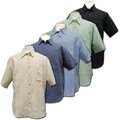Jams World Men's Hand-knotted Linen Shirt