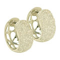 14k White Gold 1ct TDW Diamond Hoop Earrings (HI, I2-I3)