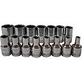 15-piece Patented SAE/ Metric 1/4-inch Drive Socket Set