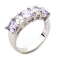 Sterling Silver CZ Ring (options)